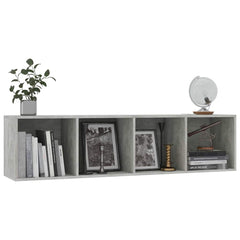vidaXL Book Cabinet | Concrete grey | Engineered wood 5