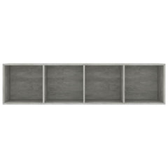 vidaXL Book Cabinet | Concrete grey | Engineered wood 6