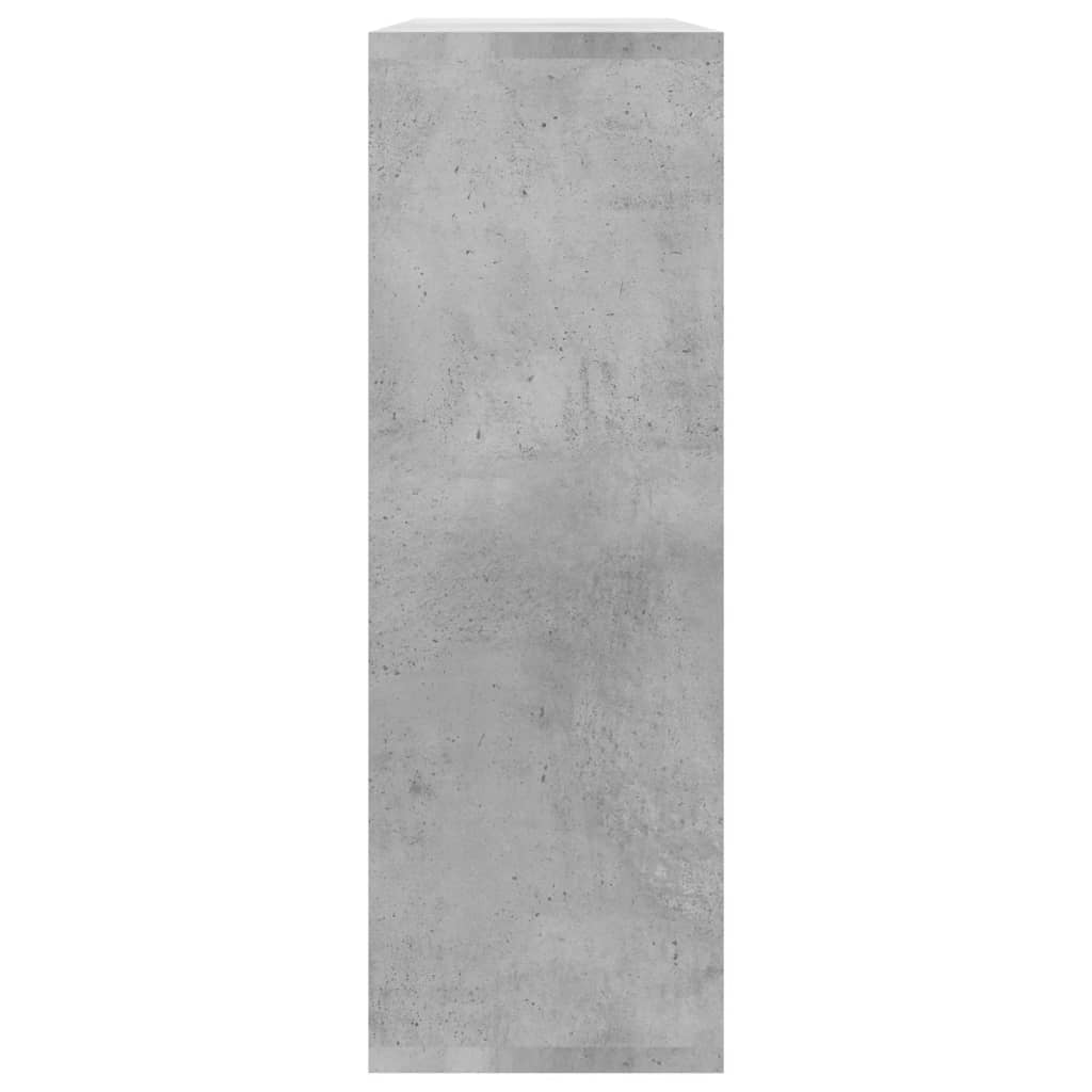vidaXL Wall Shelf Concrete Grey 104x20x58.5 cm Engineered Wood 5