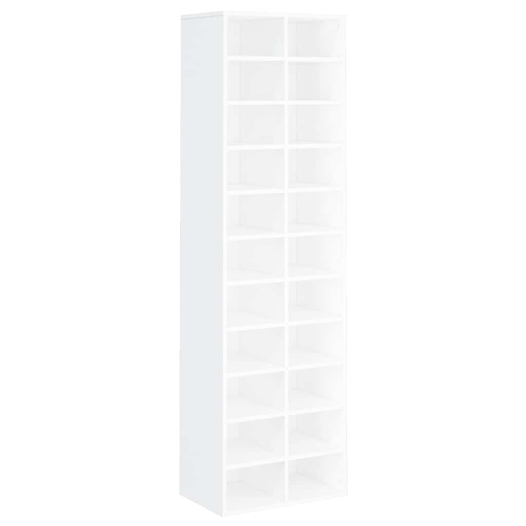vidaXL Shoe Cabinet | White | Engineered wood | Large | Shoe Cabinet 2