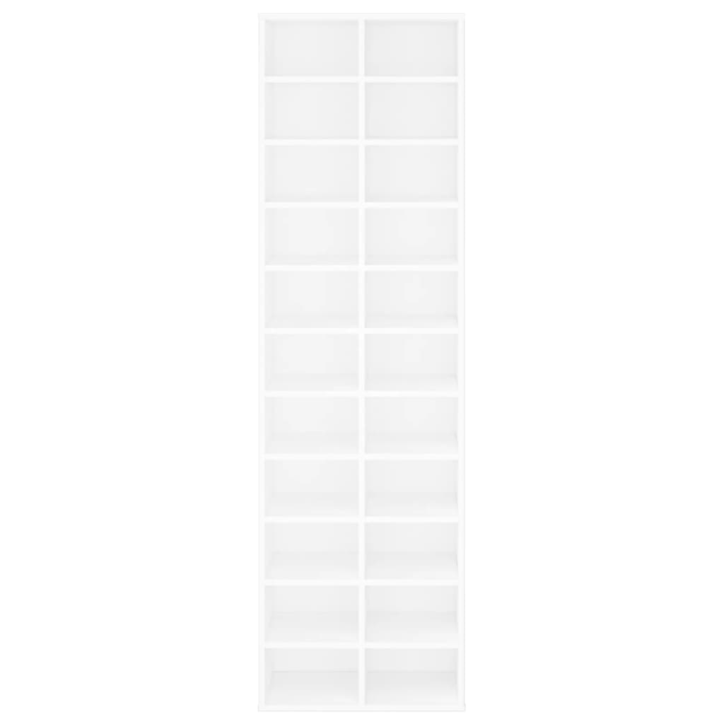 vidaXL Shoe Cabinet | White | Engineered wood | Large | Shoe Cabinet 4