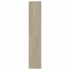 vidaXL Shoe Cabinet Sonoma Oak 54x34x183 cm Engineered Wood 5