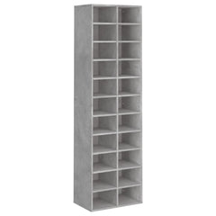 vidaXL Shoe Cabinet | Concrete grey | Engineered wood | Tall | Shoe Cabinet 2