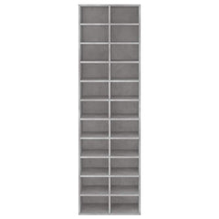 vidaXL Shoe Cabinet | Concrete grey | Engineered wood | Tall | Shoe Cabinet 4
