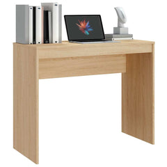 vidaXL Desk | Sonoma Oak | Engineered Wood | Small | Minimalist | Desk 4