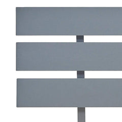 vidaXL Bed Frame without Mattress Grey Solid Pine Wood 120x200 cm 5