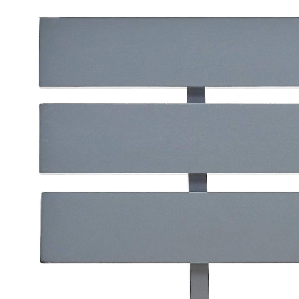 Bed Frame without Mattress Solid Pine Wood Grey 120 x 200 cm