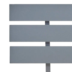 Bed Frame without Mattress Solid Pine Wood Grey 120 x 200 cm