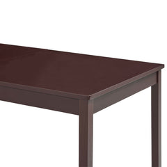 vidaXL Dining Table Dark Brown 180x90x73 cm Pinewood 4