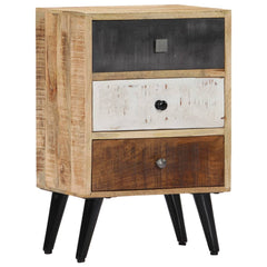 vidaXL Bedside Cabinet 40x30x60 cm Solid Mango Wood 1