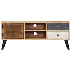 282878 vidaXL TV Cabinet 115x30x47 cm Solid Mango Wood 2