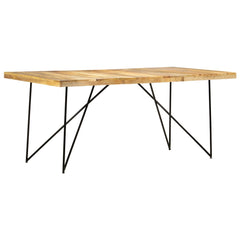 vidaXL Dining Table 180x90x76 cm Solid Mango Wood 1
