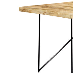 vidaXL Dining Table 180x90x76 cm Solid Mango Wood 5