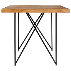 vidaXL Dining Table 180x90x76 cm Solid Acacia Wood 3