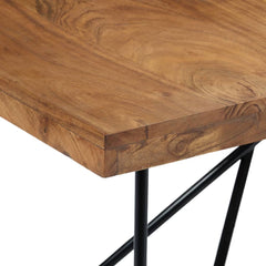 vidaXL Dining Table 180x90x76 cm Solid Acacia Wood 4