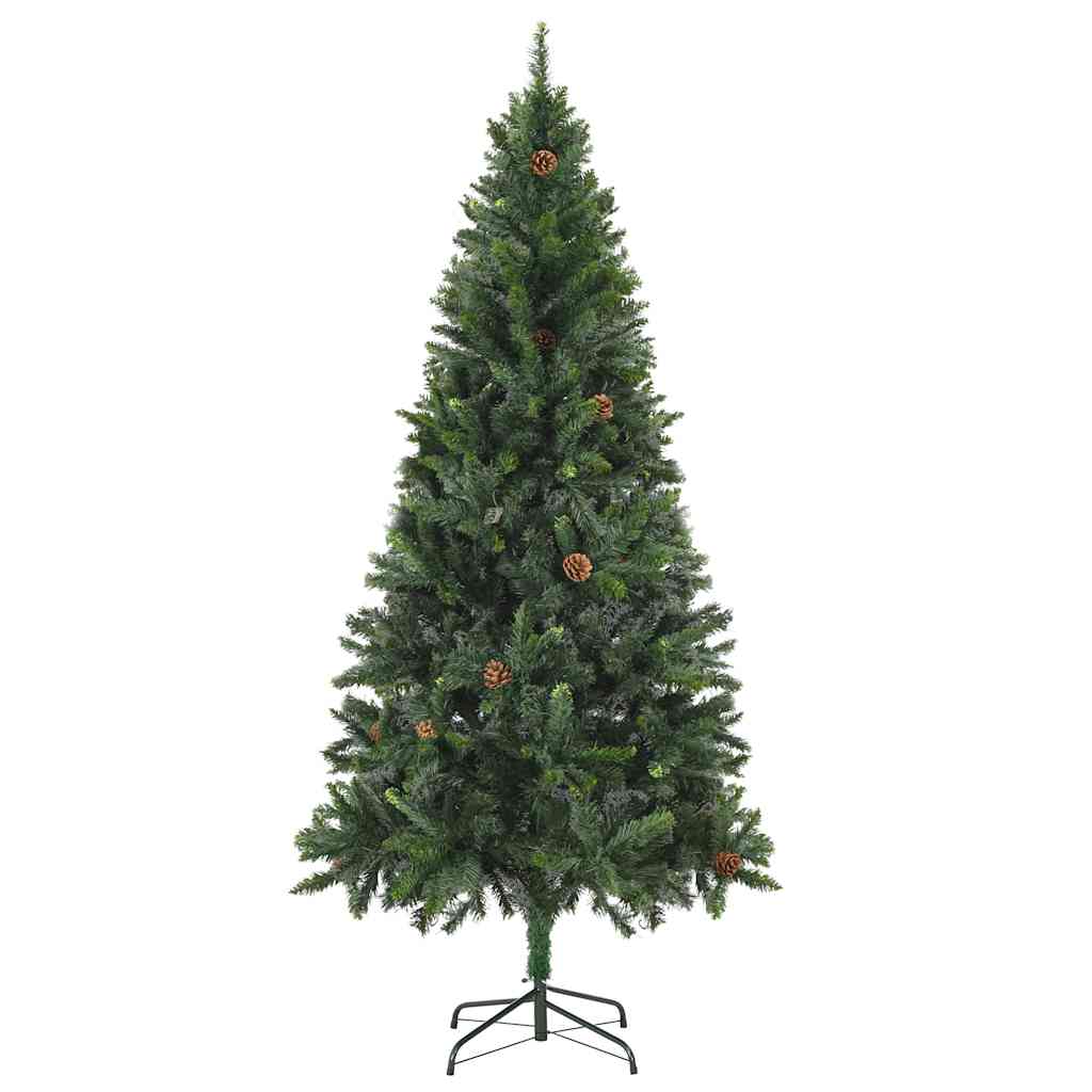 vidaXL Christmas Tree | Green | PVC, Iron | 180cm | Decorative Inlays 2