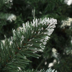 284317 vidaXL Artificial Christmas Tree with Pine Cones and White Glitter 150 cm 5