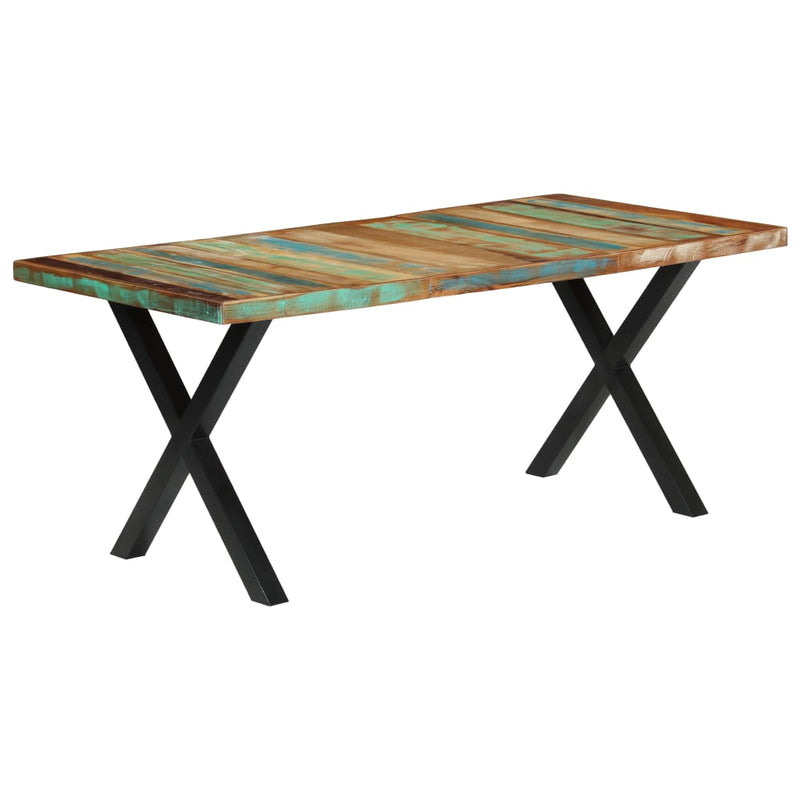 Dining Table 180x90x76 cm Solid Reclaimed Wood