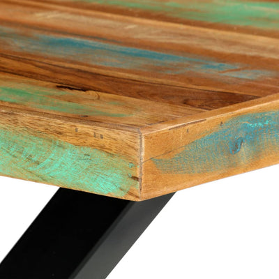 Dining Table 180x90x76 cm Solid Reclaimed Wood