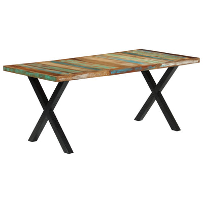 Dining Table 180x90x76 cm Solid Reclaimed Wood