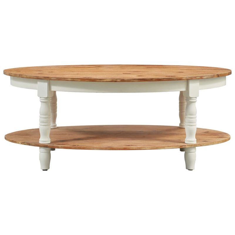 Coffee Table 102x62.5x42 cm Solid Acacia Wood