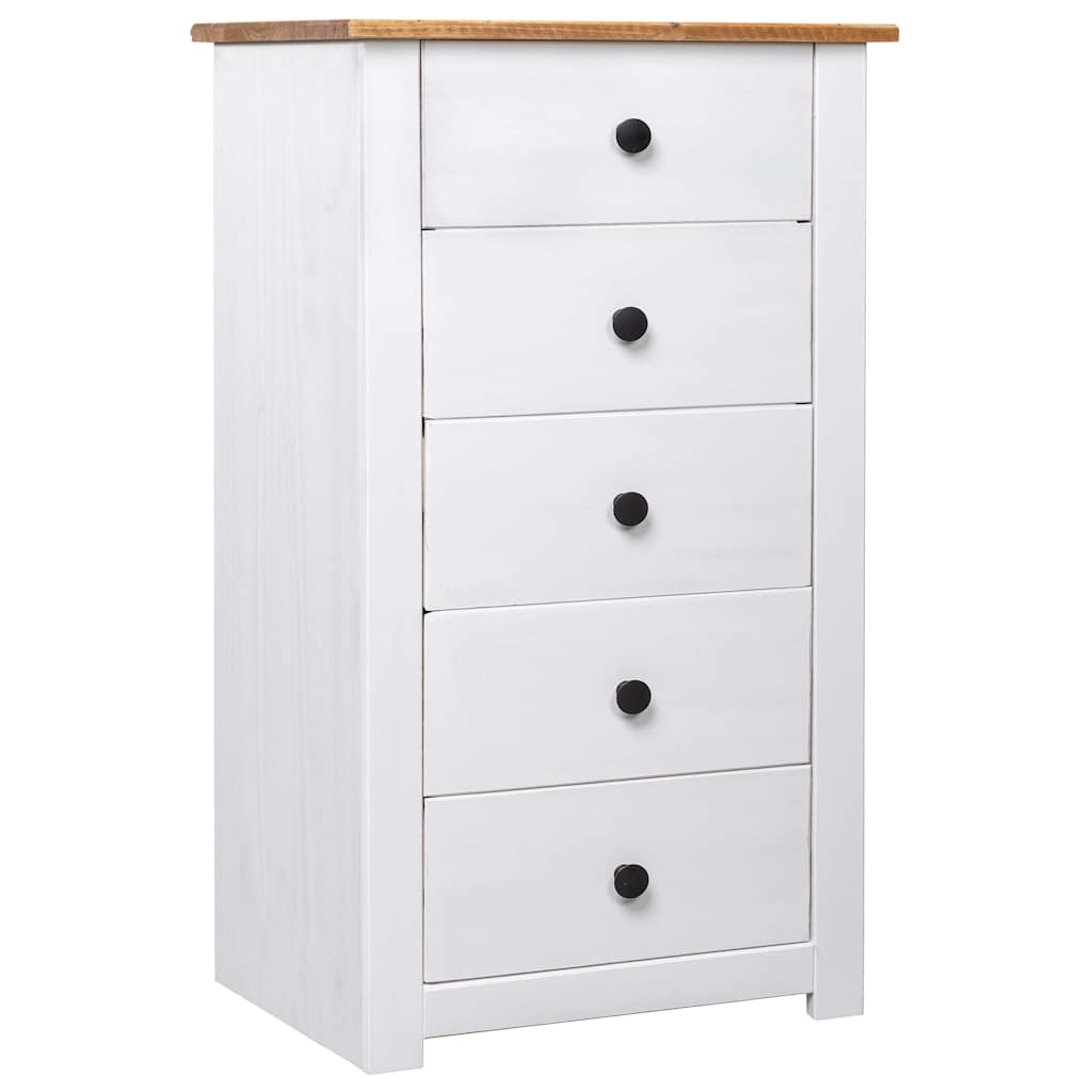 Sideboard 46x40x89 cm Pine Panama Range White
