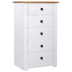 Sideboard 46x40x89 cm Pine Panama Range White