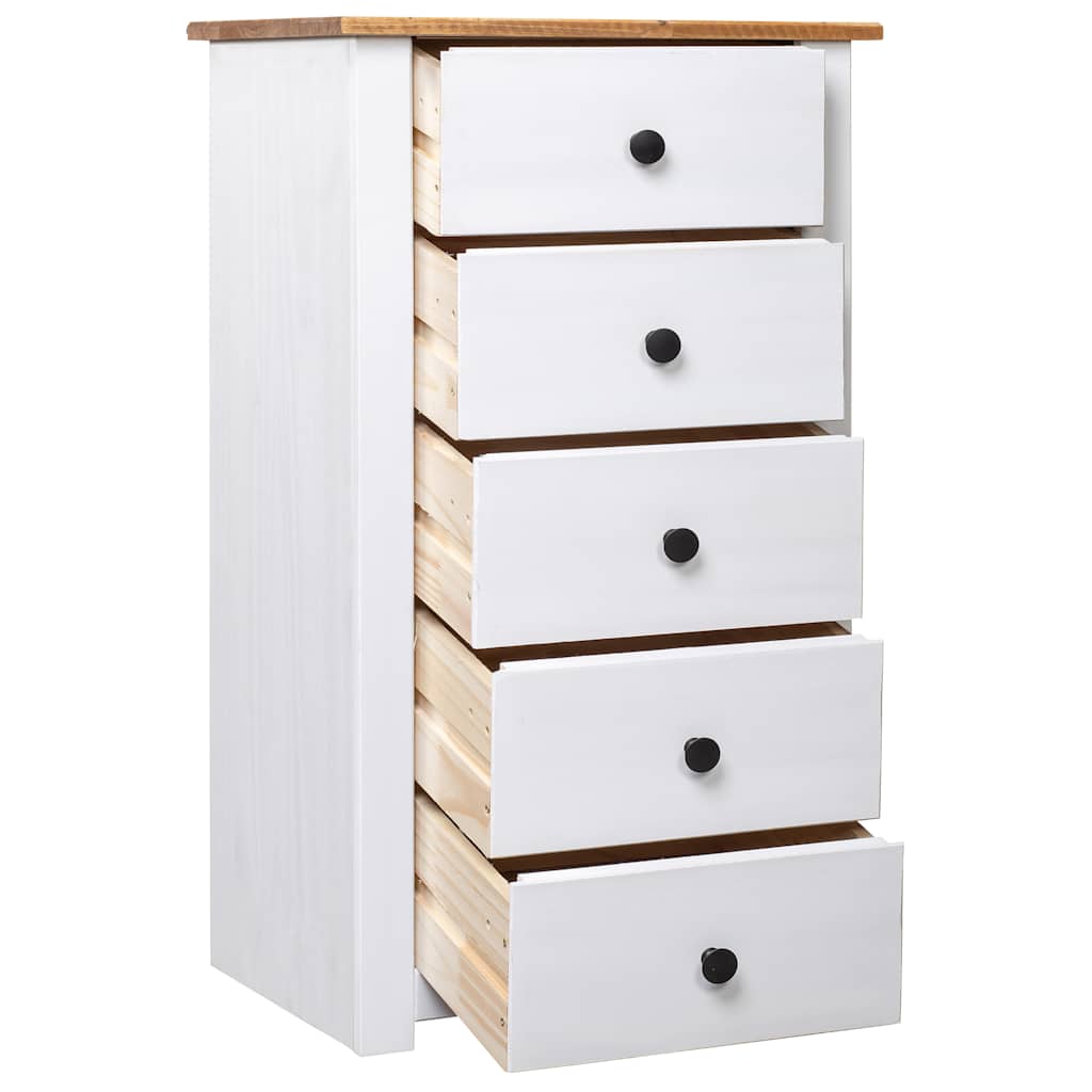 Sideboard 46x40x89 cm Pine Panama Range White