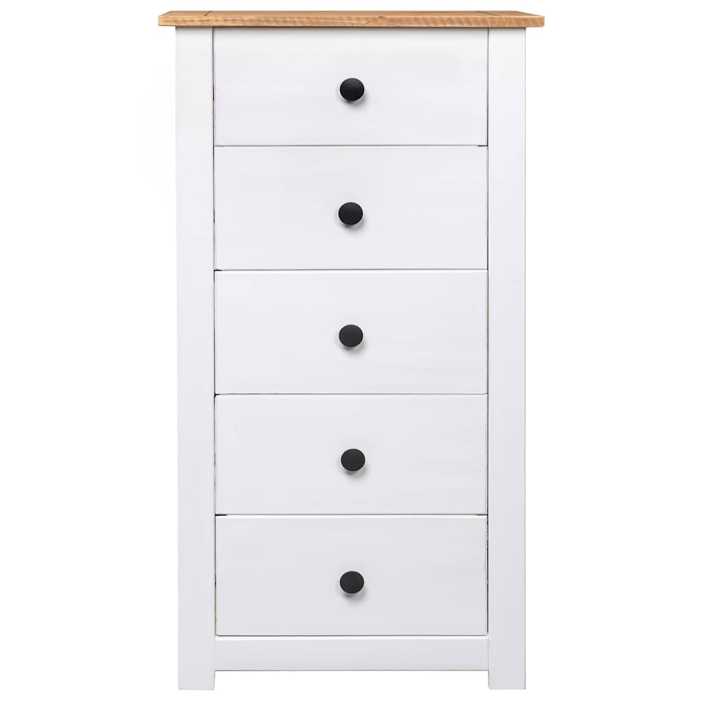 Sideboard 46x40x89 cm Pine Panama Range White