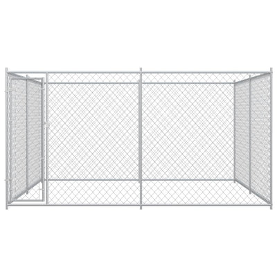 Outdoor Dog Kennel 383x383x185 cm