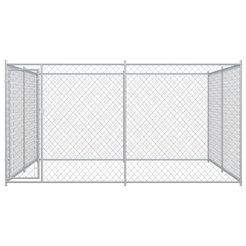 Outdoor Dog Kennel 383x383x185 cm