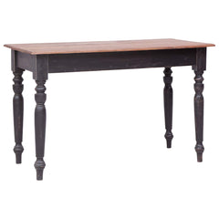 Desk with Drawers 117x57x75 cm Solid Mahogany Wood Old brown