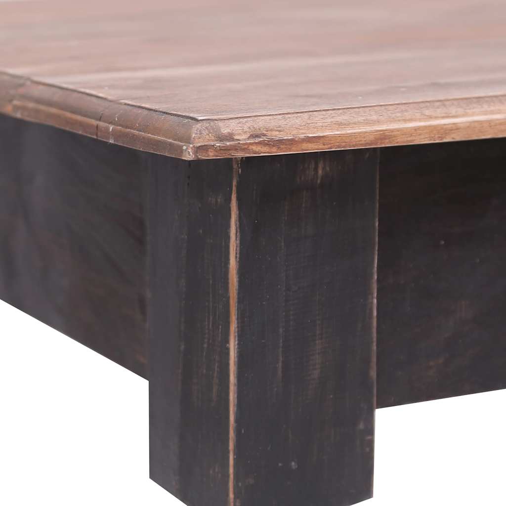 Desk with Drawers 117x57x75 cm Solid Mahogany Wood Old brown