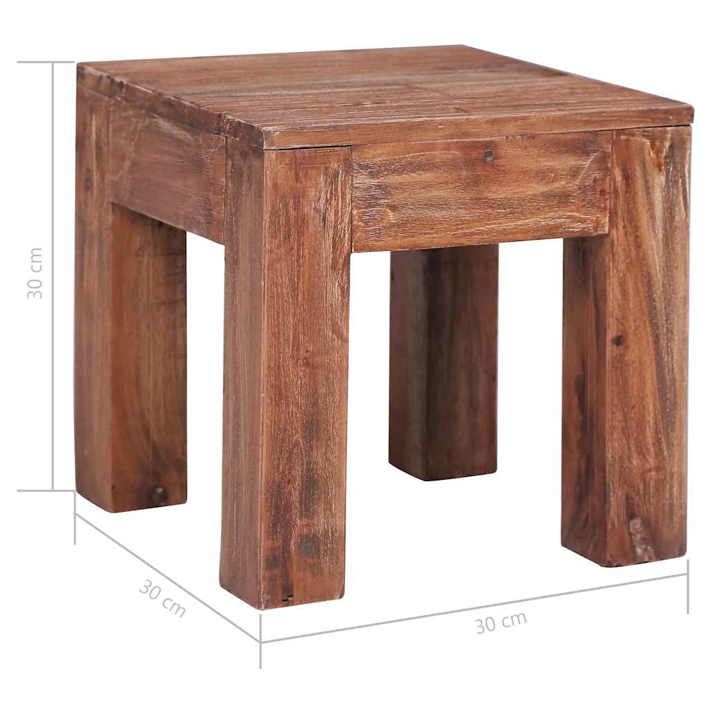 vidaXL Coffee Table | Varied brown tones | Solid mahogany wood | Small 5