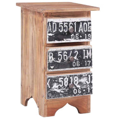 283921 vidaXL Bedside Cabinet 30x30x51 cm Solid Mahogany Wood 2