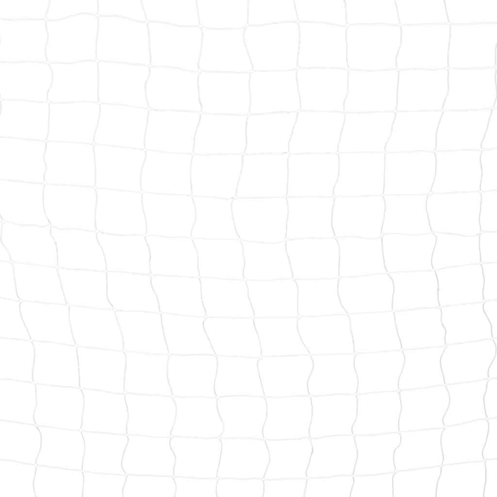 Soccer Goal Metal Black and White 300 x 200 x 90 cm