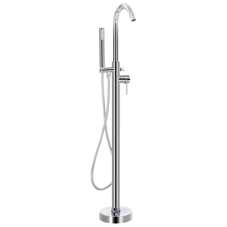 145091 vidaXL Freestanding Bathtub Faucet Stainless Steel 118,5 cm 1