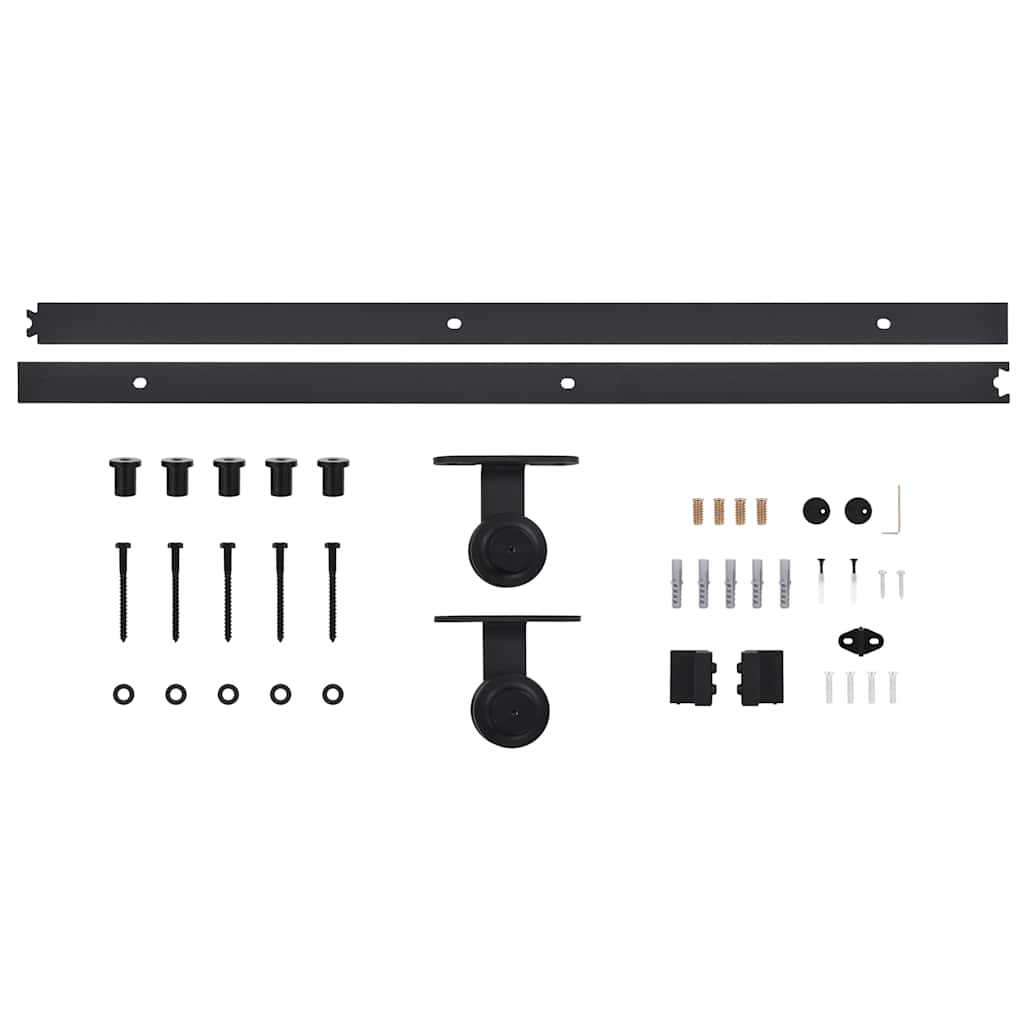 Sliding Door Hardware Kit Steel 183 cm 1