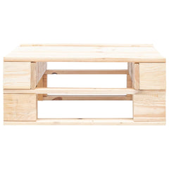 vidaXL Garden Pallet Ottoman Wood 3
