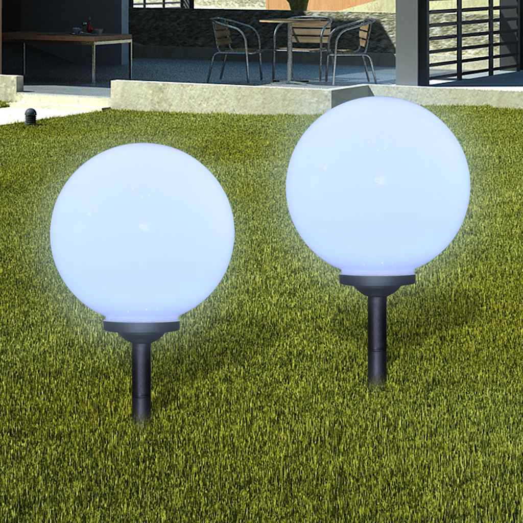 vidaXL Outdoor Pathway Lamps LED with Ground Spike
