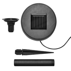 vidaXL Garden Lamp | Set of 6 | White | Plastic | Small | Solar | Garden Lamp 5
