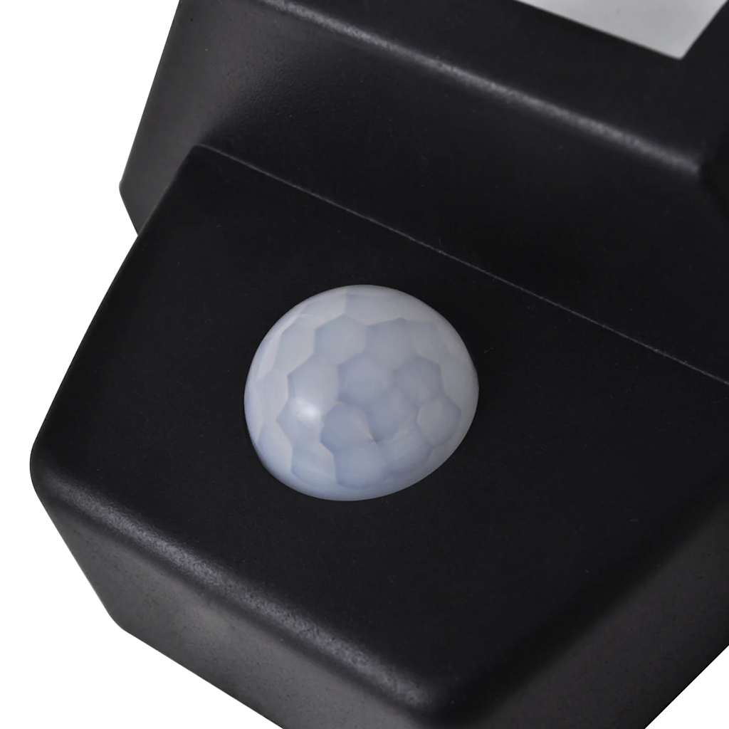 Solar Wall Lamps 2 pcs with Motion Sensor Black, image 5