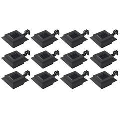 vidaXL Solar Lamp | Set of 12 | Black | Plastic and metal | Compact | Solar 1