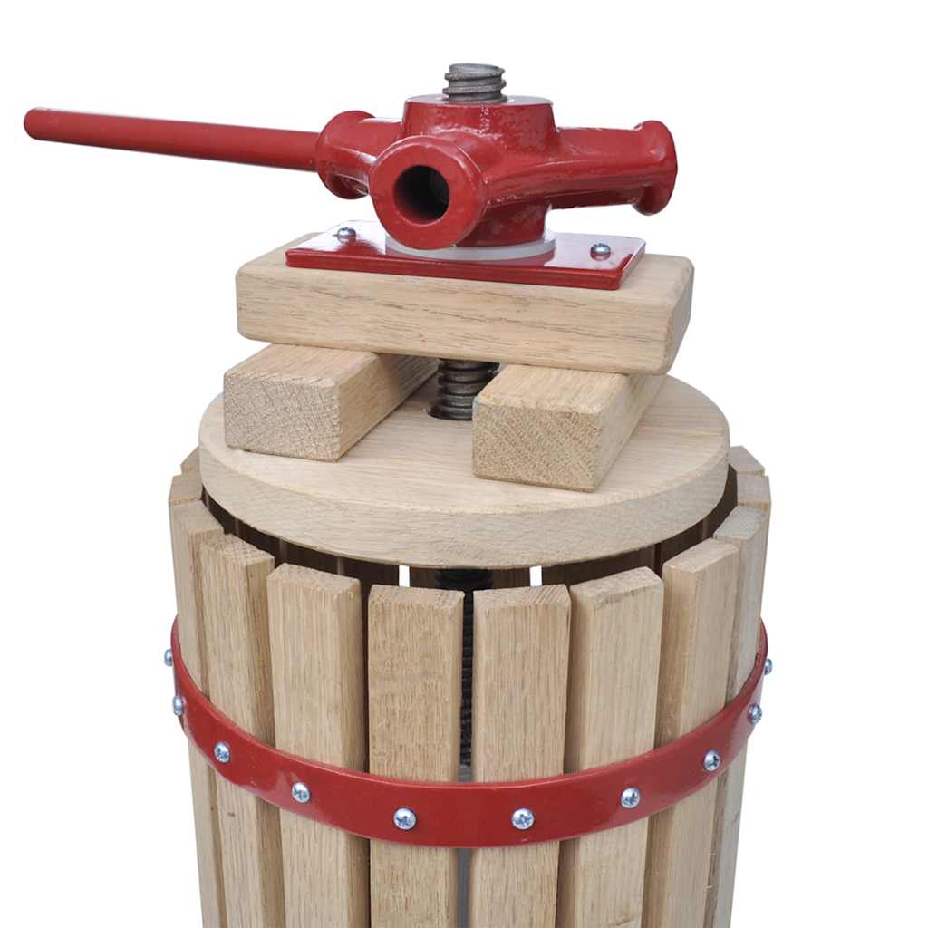 vidaXL 2 Piece Fruit & Wine Press and Crusher Set 4