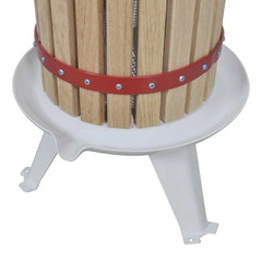 vidaXL 2 Piece Fruit & Wine Press and Crusher Set 5