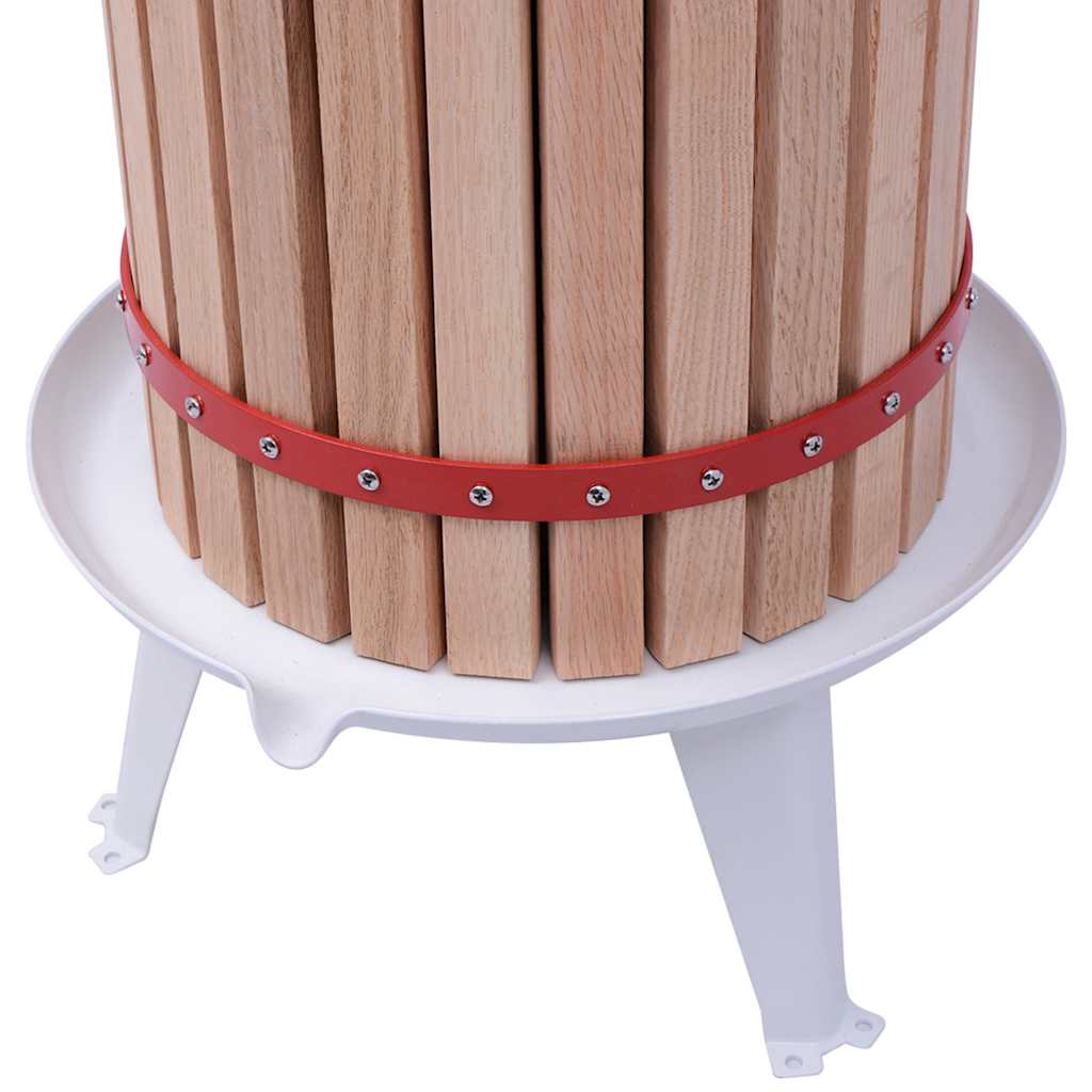 vidaXL 2 Piece Fruit & Wine Press and Crusher Set 5