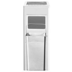 vidaXL Ashtray Dustbin 36 L Stainless Steel 4