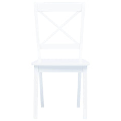 Dining Chairs Solid Rubber Wood