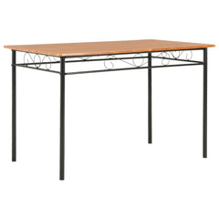 vidaXL Dining Table Brown 120x70x75 cm MDF 1