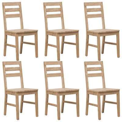 7 Piece Dining Set Solid Acacia Wood